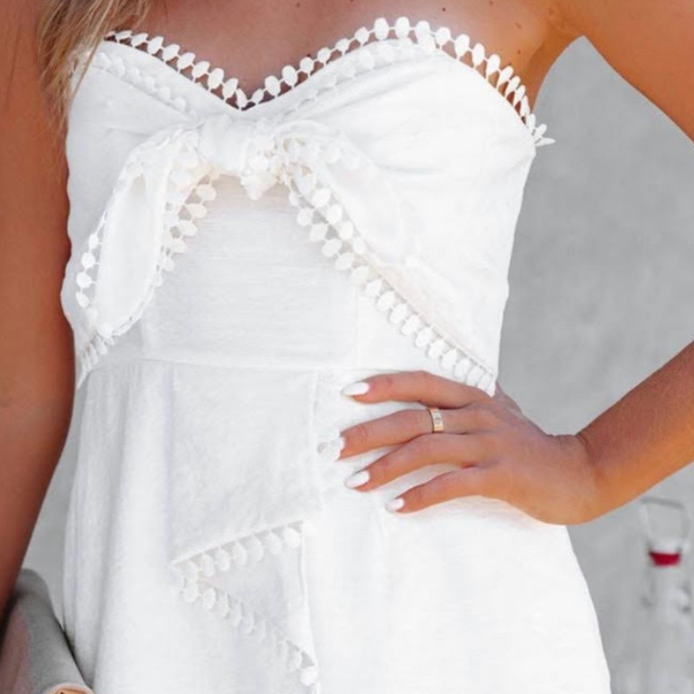 LUXXEL white romper